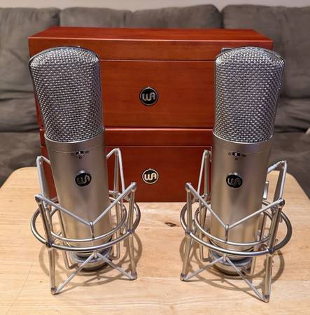 Warm Audio WA-87 R2 - Stereo Pair - Large Diaphragm Multipattern Condenser Micro 1