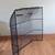 Vtg/Antique Black Steel Frame Mesh Fireplace Screen 5 thumbnail
