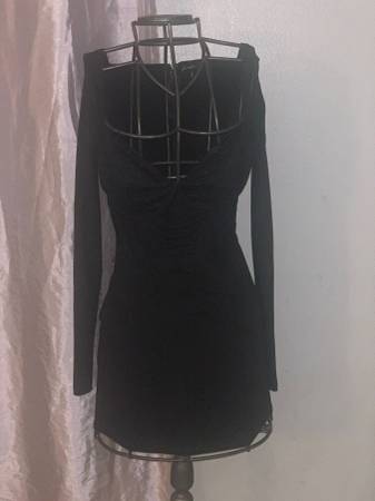 NEW NEVER WORN Black Corset Dress 1