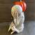 NEW - resin Pumpkin Skeleton holding skull figurine - Halloween 2 thumbnail