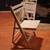 Eight White Wooden Slotted Folding Chairs 3 thumbnail
