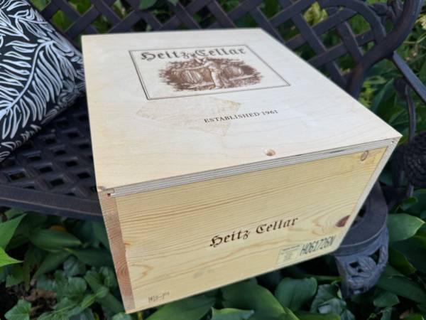 Heitz Cellar Napa Valley wine crate with lid 1
