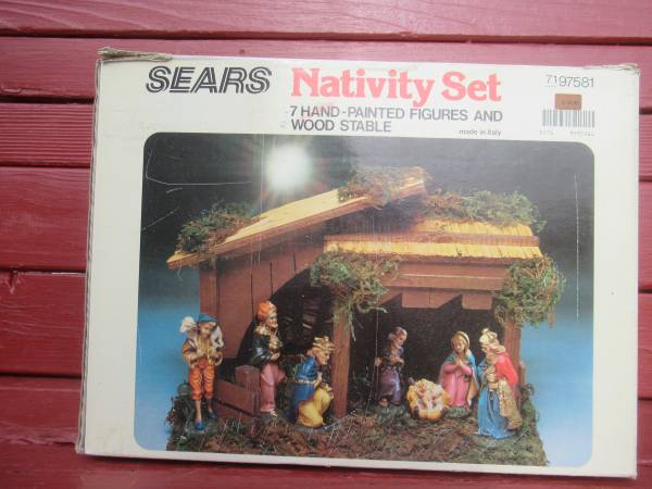 Vintage Sears Nativity Set No. 7197581 1