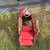 Vintage Sad Face Fire Truck Pedal Car 3 thumbnail