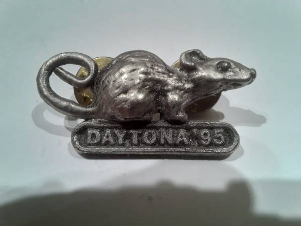 Vintage 1995 Daytona Bike Week Rat Pin 1