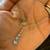 Brand New 14K White Gold Necklace with Natural Blue Topaz Stones 20 thumbnail