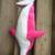 Kids Jumbo 36" Pink Dolphin Plush Stuffed Animal - Like New 9 thumbnail