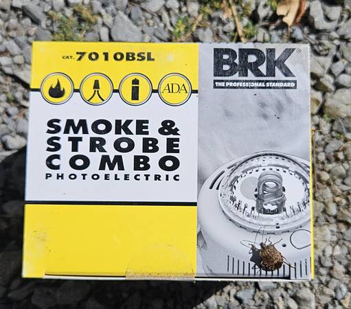 Smoke alarm with strobe NEW 1
