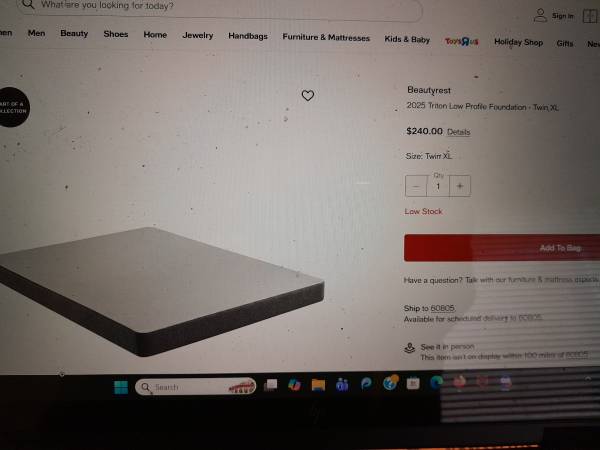 NEW-Beautyrest Box Spring (2)-Twin XL 1