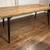 70” x 34” Modern Wood Dining Table w 6 Metal Chairs 7 thumbnail