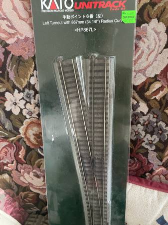 Model train track . 1