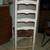 WHITE CHAIR Vintage Wicker Seat Compact Size for Desk or Accent MCM 8 thumbnail