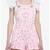 NWT Women's Hot Topic Sweet Society Strawberry Milk Shortalls Pink Whi 2 thumbnail