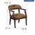 Conference chair with accent nail trim and casters 11 thumbnail