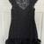 Black Lace Jessica Simpson Dress w/ Feathered, Ruffled Hem, Size 10 3 thumbnail