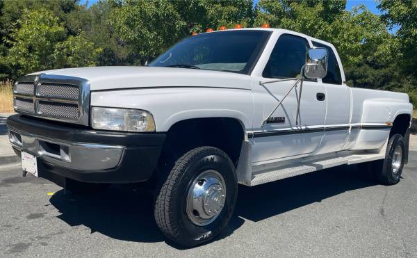 1997 Dodge Ram 3500 SLT 4X4 Dually Club Cab 12V Cummins Turbo Diesel - $22,500 (Santa Rosa)63613171136771121