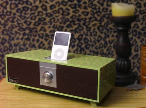 Specktone Retro estéreo de escritorio con dock para iPod - $50 (San José)63471478956545121