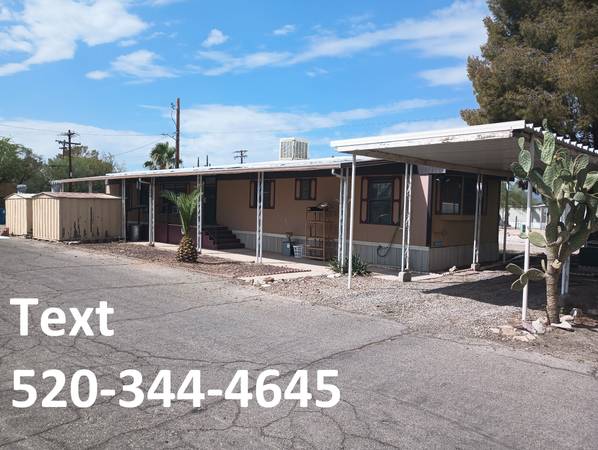 $17,000 / 2br - 980ft2 - 1983 Mobile Home 2b2b 14x70 980sf all ages park. Northwest Side (Tucson)63674842741635120