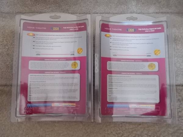 Dos cables HDMI IXOS de 1 metro - $5 (Apollo Beach)62969132694147121