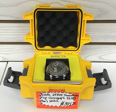 Invicta 29749 Transatlantic Flip Chronograph 52mm Men’s Watch 1