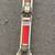 Vintage Rossignol Challenger Red Orange Black skis great display U.S.A 1 thumbnail