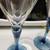 4 Beautiful martini glasses With blue stems 5 thumbnail