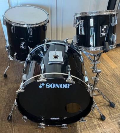 Sonor Sonorlite 3 piece Drum Kit 22 12 16 1