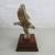 Large Vtg. Brass Eagle Trophy & Wood Base Signed Statue Sculpture 4 thumbnail