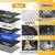 Dog Car Seat Cover for Back Seat with Hard Bottom, 2025 Upgraded Water 5 thumbnail