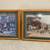 Picture Prints of The FOX HUNT in Solid Oak glass matted frames 2 thumbnail