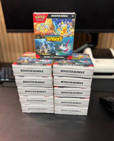 11 x Pokemon Surging Sparks 6 pack Boost Bundle Lot 1