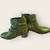 Green Buckled Ankle Boots – Size 39, Excellent Condition, 2” Heel 3 thumbnail
