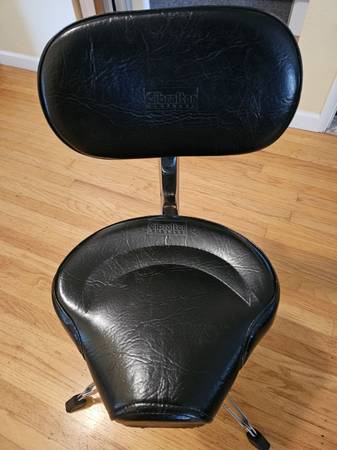 Gibraltar Moto Drum Throne With Adjustable Backrest 1