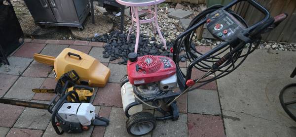 3 chainsaws and pressure washer - $400 (Brandon)62918242226561120