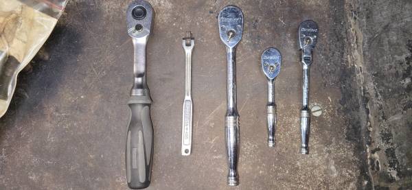 Craftsman and Duralast ratchets 3/8 1/4 Inch drives 1