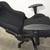 Black Fabric Office Gaming Chair Reclining Ergonomic Racing Seat 3 thumbnail
