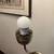 VINTAGE 1960s WHITE MILK GLASS 3 LIGHT TENSION POLE LAMP 13 thumbnail