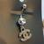 Lot of 36 NEW Surgical Steel CC Emblem Dangle Rhinestone Belly Rings 9 thumbnail