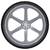 New 16" x 1.75" Plastic Spoke Semi-Pneumatic Martin Lawn Mower Wheel 1 thumbnail