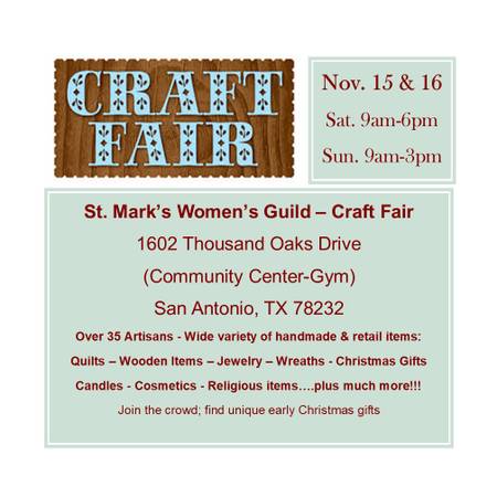 CRAFT Fair -Nov. 15 and 16 || 35+ Artisans 1