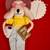 NEW ANTHROPOLOGIE "TRAVEL POODLE LOS ANGELES" WOOL-FELTED ORNAMENT 1 thumbnail