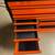 Snap on, Tool box, KRL722BPTS, double bay, electric orange, roller bearing slide 5 thumbnail