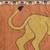 Mint Handwoven Lion King  Rug - 6 ft. by 4 ft. 4 thumbnail