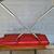 IRONING BOARD ALL METAL RED AND CHROME CIRCA 60'S 8 thumbnail