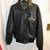Vintage Black Leather 1990s Planet Hollywood, Aspen Bomber Jacket 2 thumbnail