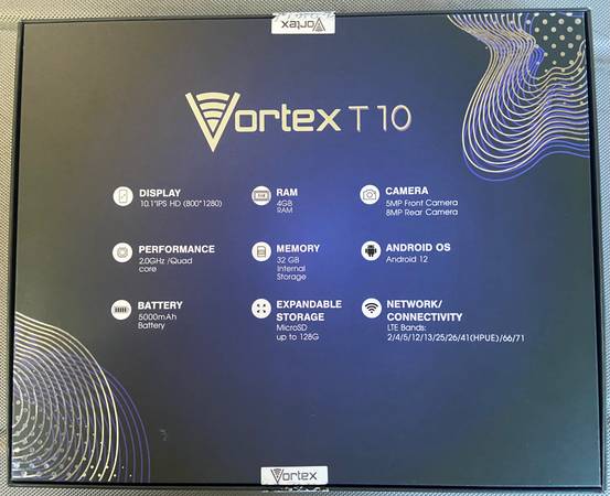 Vortex T10 Tablet - NEW 1