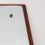 Large elegant vintage mid century modern mirror in walnut wood frame 3 thumbnail