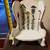 Country Motif Rocking Chair for Dolls or Planter, Cracked Patina 2 thumbnail