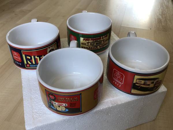 Nabisco Crackers Ceramic Soup Mug Cups/Bowls Vintage Ads Advertising S 1