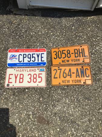 license plates 1
